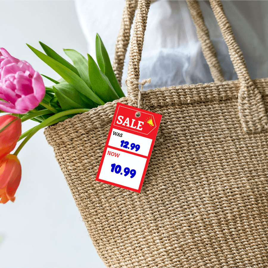 Their Price Labels Pricing Tags/Hanger Label/Sale Cards/Sale pricing tags/ Discounted ...