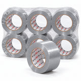 KUMRA Silver Cloth Duct Tape 48mm x 25m - pack of rolls, shrink-wrapped