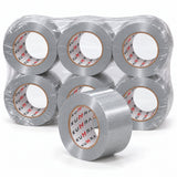 KUMRA Silver Cloth Duct Tape 48mm x 45m - pack of rolls, shrink-wrapped