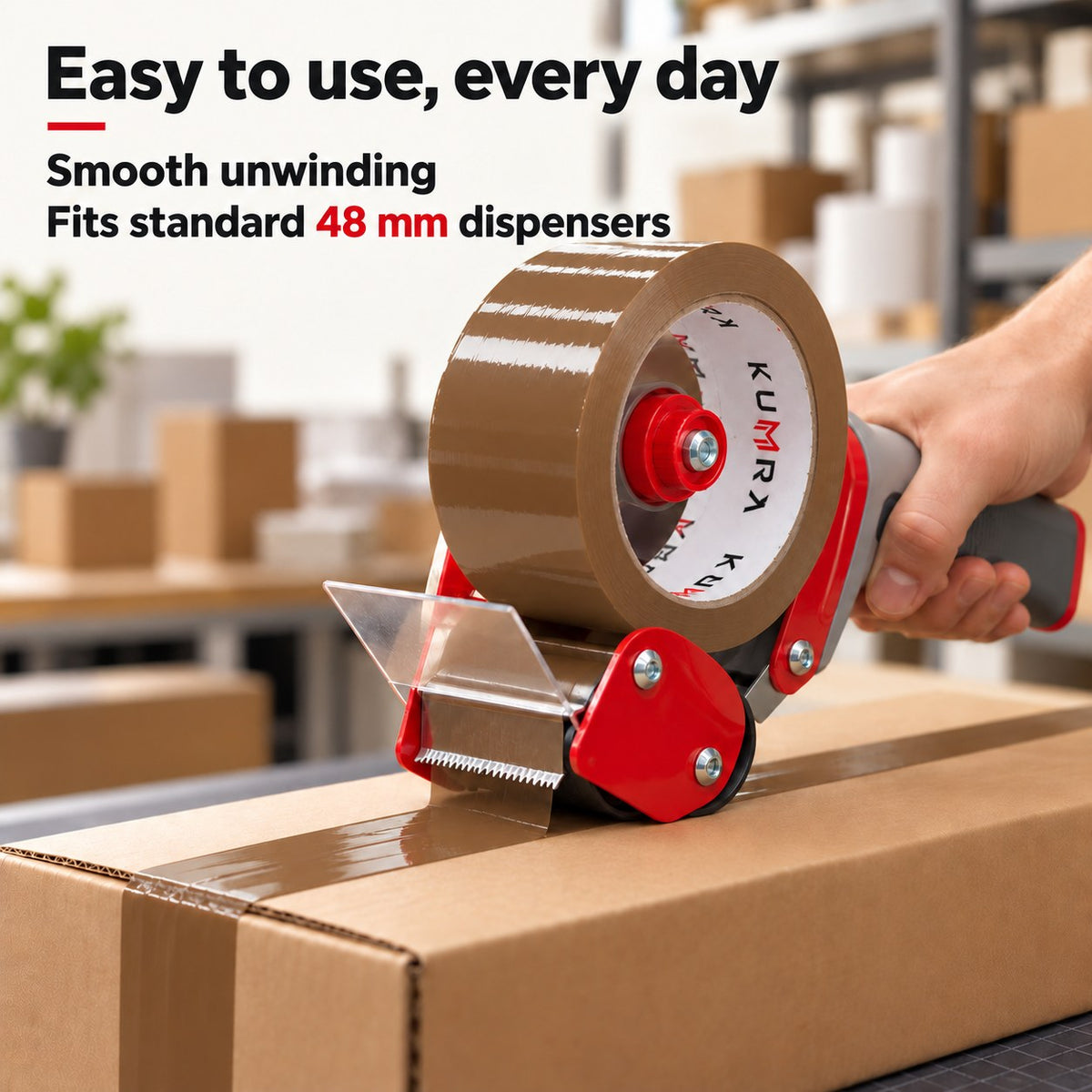 KUMRA Brown Packing Tape 48mm x 66m - product image