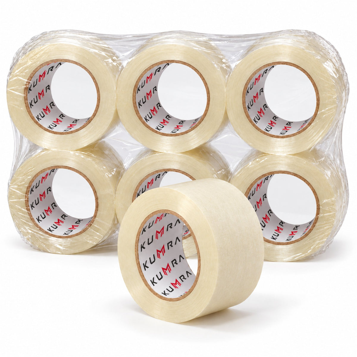KUMRA Masking Tape 48mm x 30m - pack of rolls, shrink-wrapped