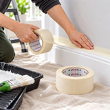 KUMRA Masking Tape 48mm x 45m - in use sealing a box