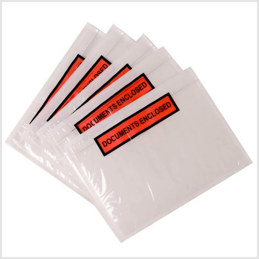 Secure Packing Wallet Labels A5 Printed Document Enclosed Wallets – Packwith