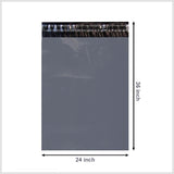 24 x 36 inch Grey Mailing Bag