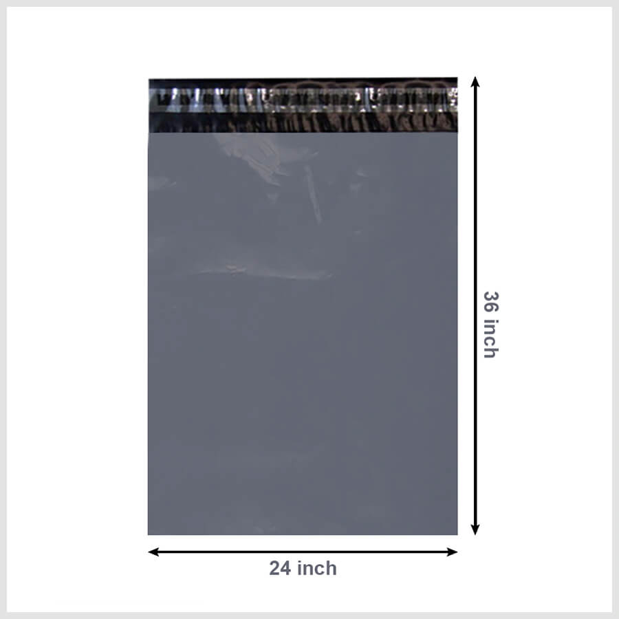 24 x 36 inch Grey Mailing Bag