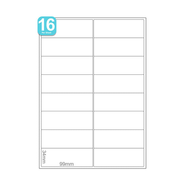 16 Labels Per A4 Sheet Address labels