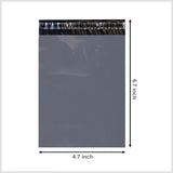 4.7 x 6.7 inch Grey Mailing Bag