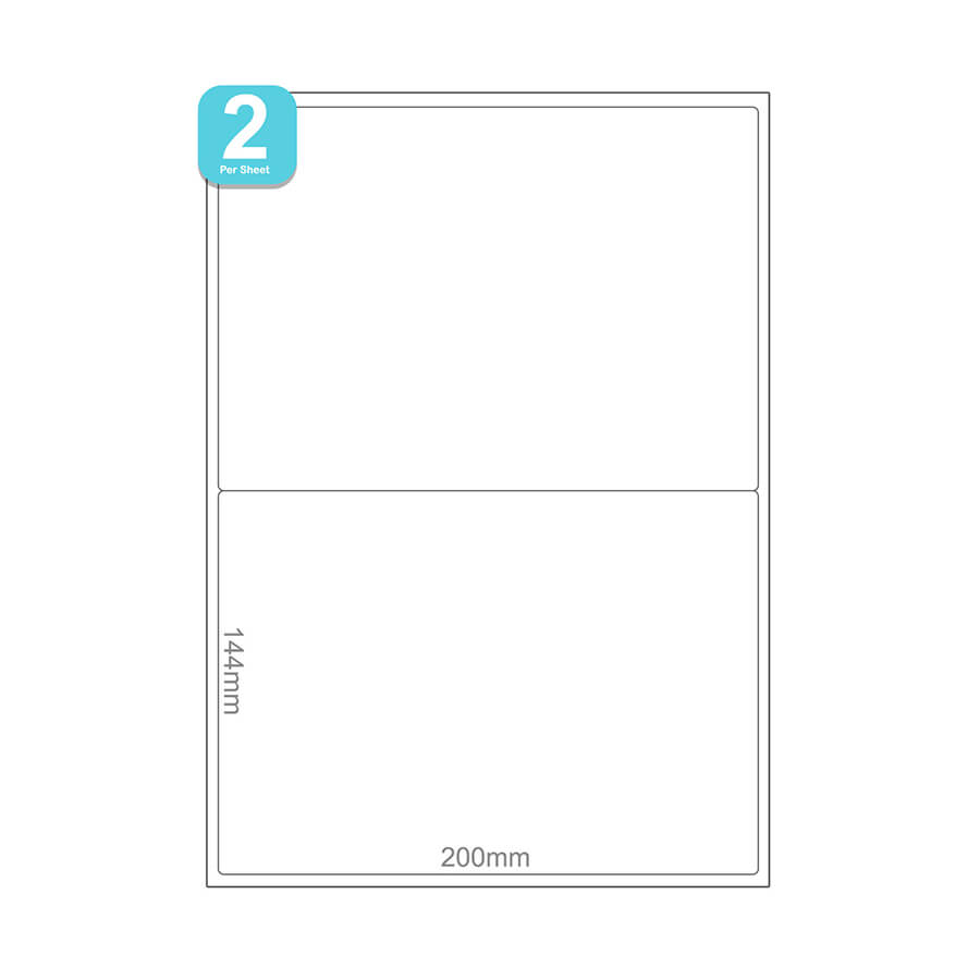 Sticker 2 Line Label 2 Labels Sticker Paper/Printable Sticker paper/Label Stickers – Packwith
