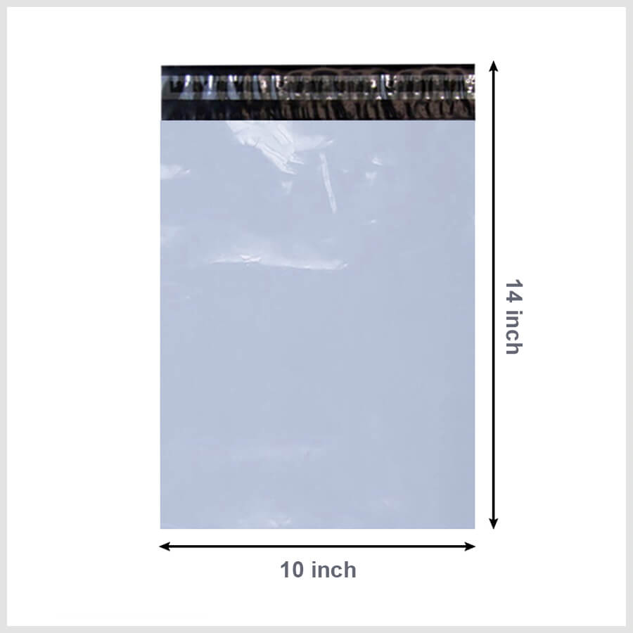 10 x 14 inch White Mailing Bag