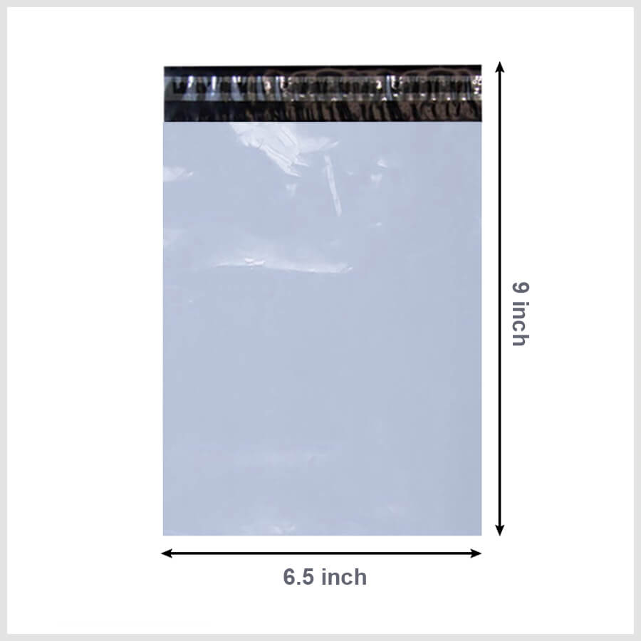 6.5 x 9 inch White Mailing Bag