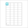 A4 Labels 40  Per Sheet