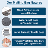 4.7 x 6.7 inch Grey Mailing Bag