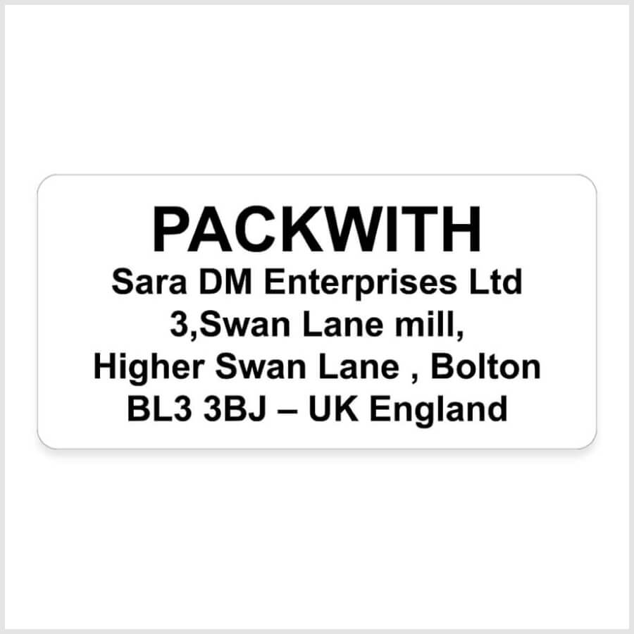 Personalised Return Address Labels