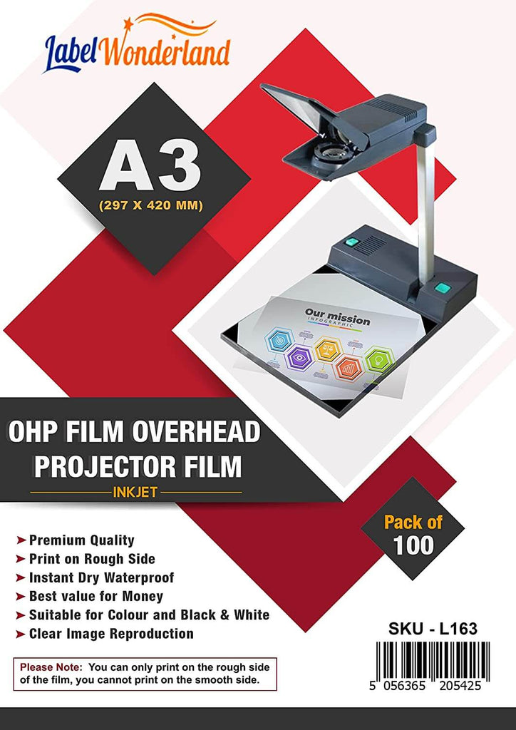 A3 OHP Sheets Inkjet