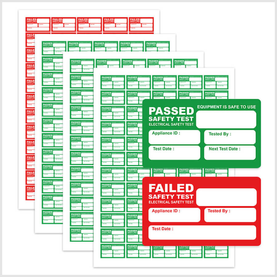 Pat Test Labels