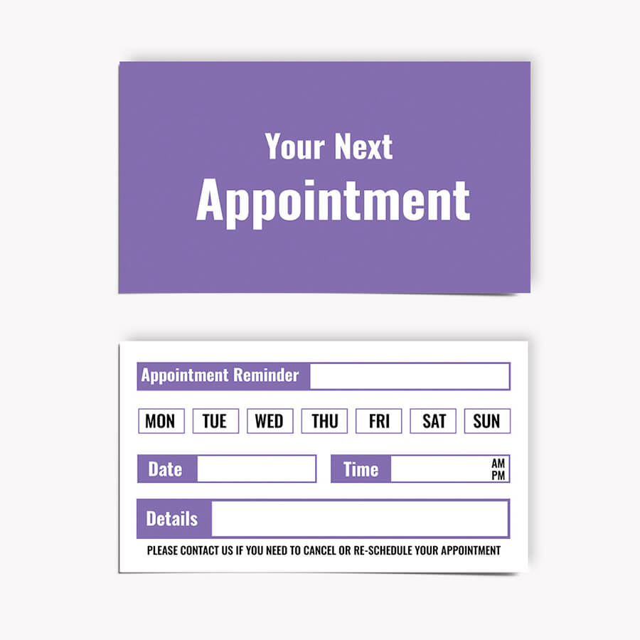 Appointment Cards