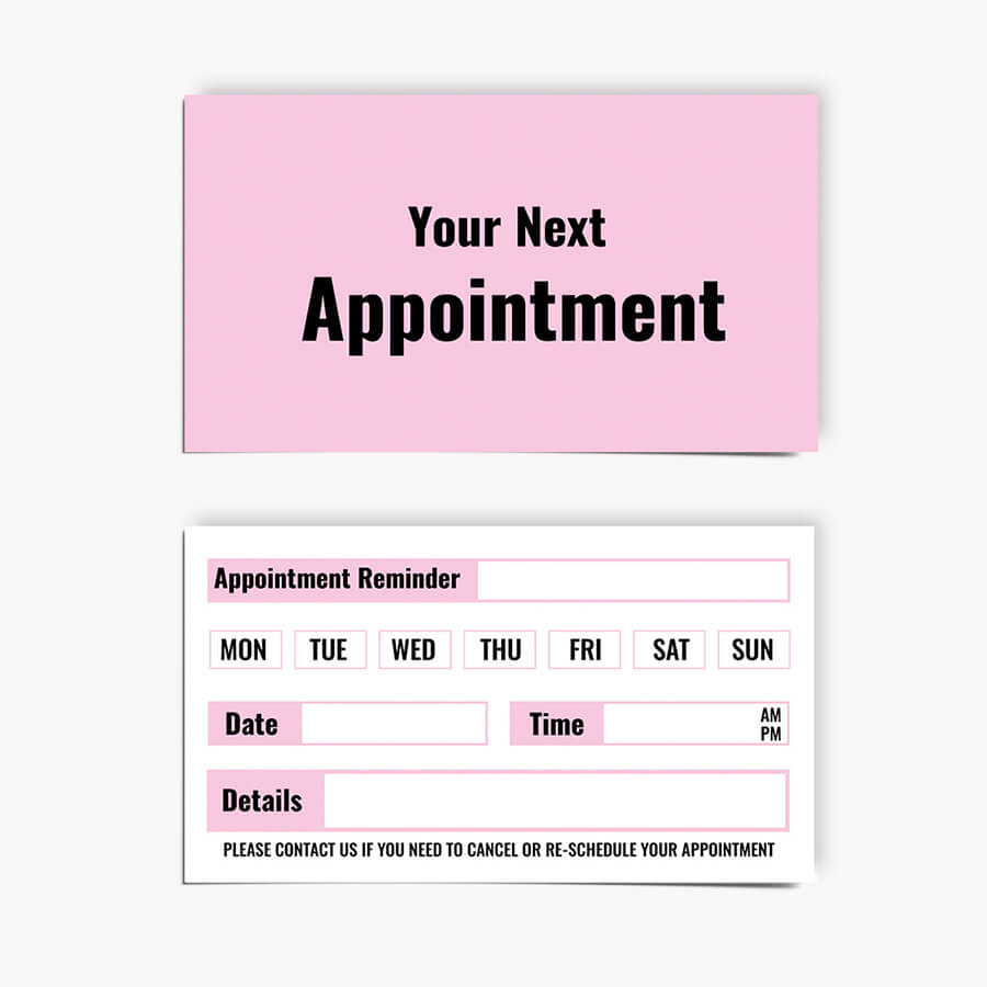 Appointment Cards