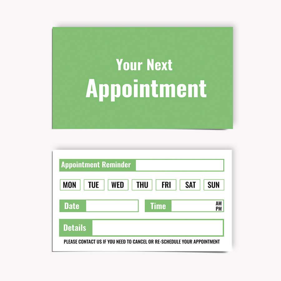 Appointment Cards
