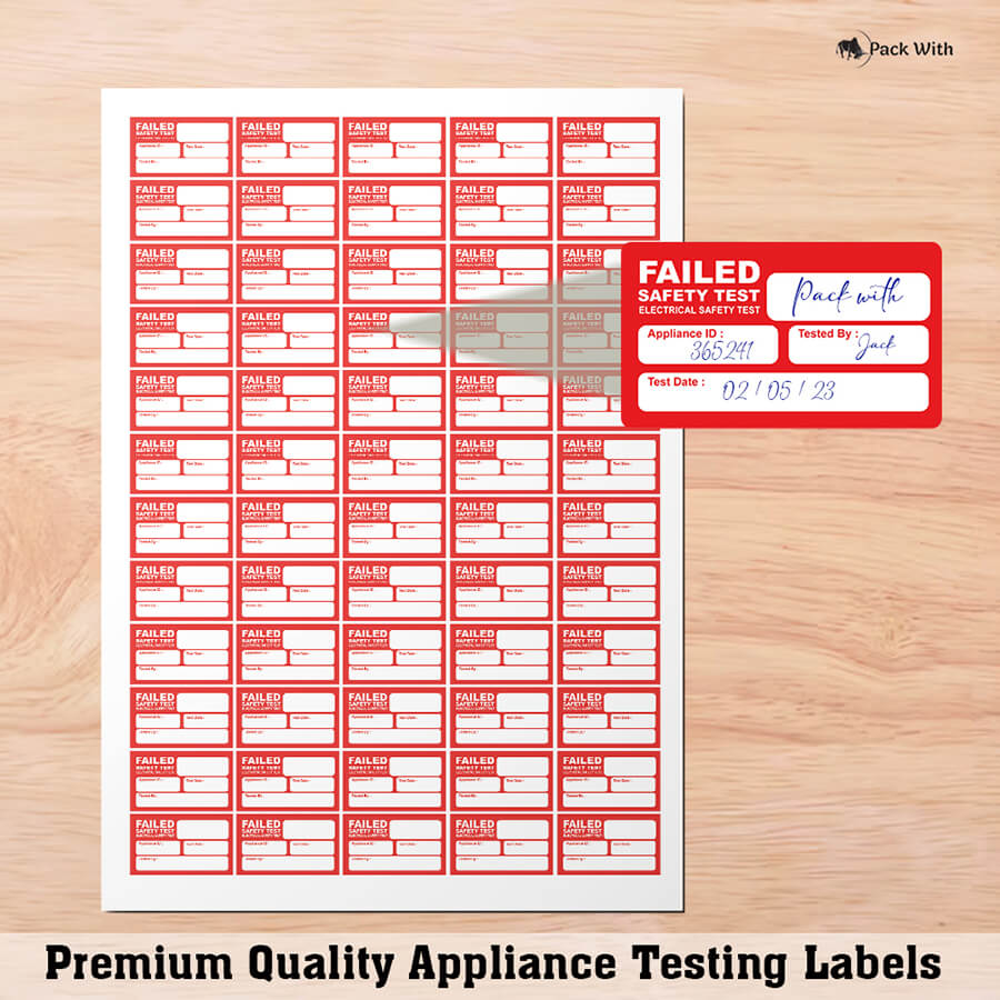 Pat Test Labels