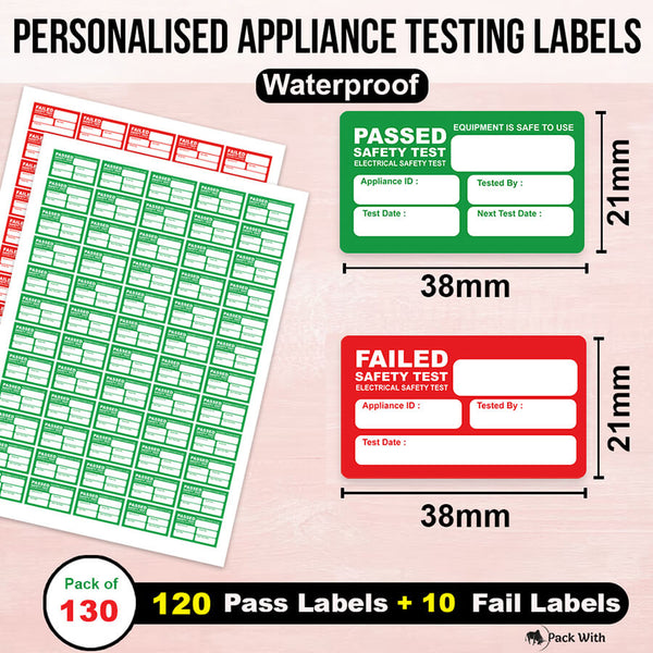 Pat Test Labels